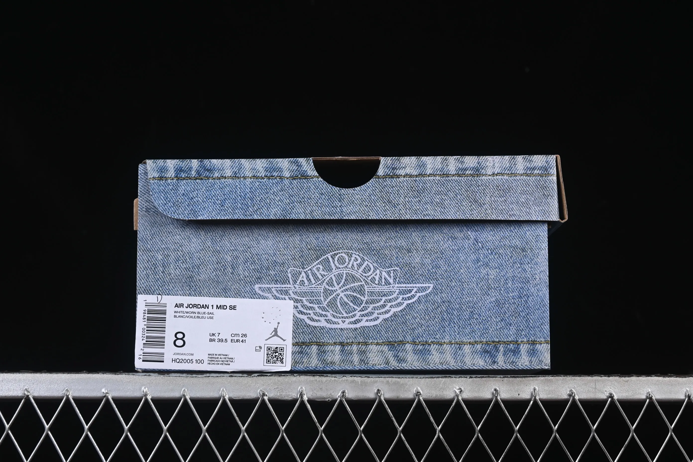 All Categories Air Jordan Jordan Series Basketball Shoes Air Jordan 1 Mid Air Jordan 1 Mid "Denim" AJ1 Joe 1 Retro Denim Blue China Cultural Leisure Sneakers HQ2005-100